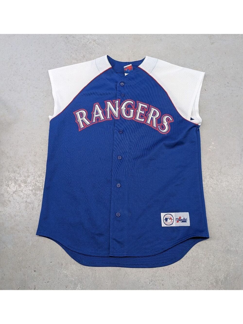 Vintage 90s Texas Rangers MLB Majestic Made in USA Jersey